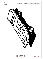 Kaykay boyama sayfaları